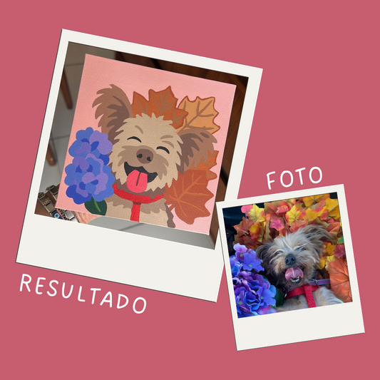 MASCOTA TIPO ILUSTRACION PINTADO